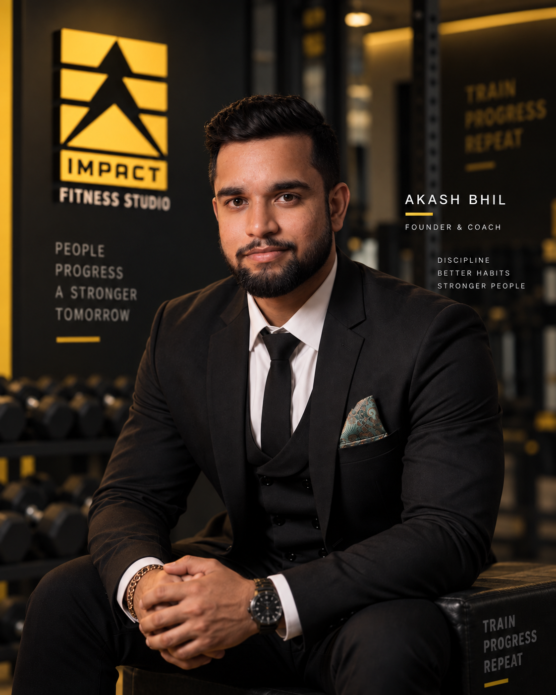 Akash Bhil, Founder and Coach at Impact Fitness Studio Bharuch
